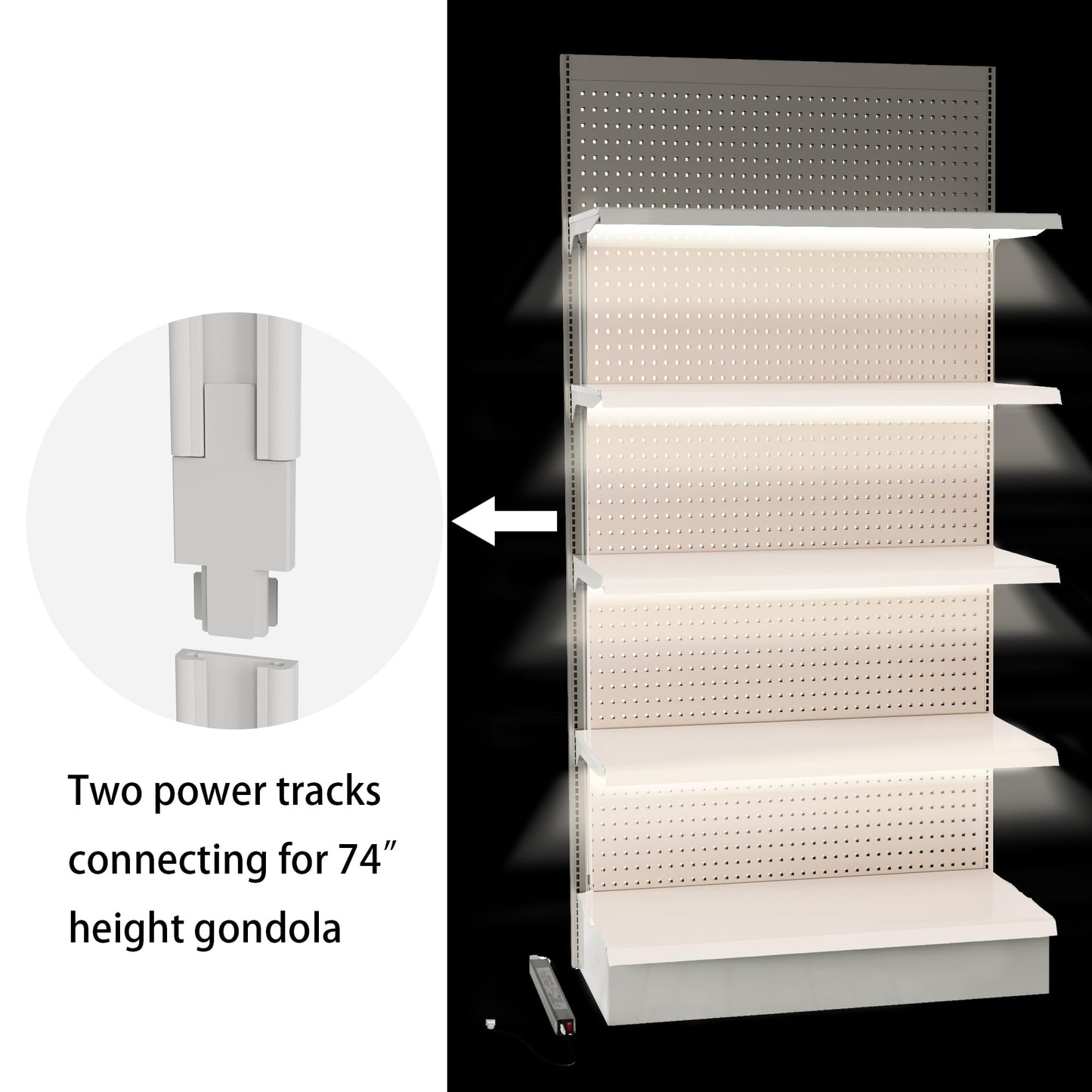 4-Pack LED Shelf Light Kit
