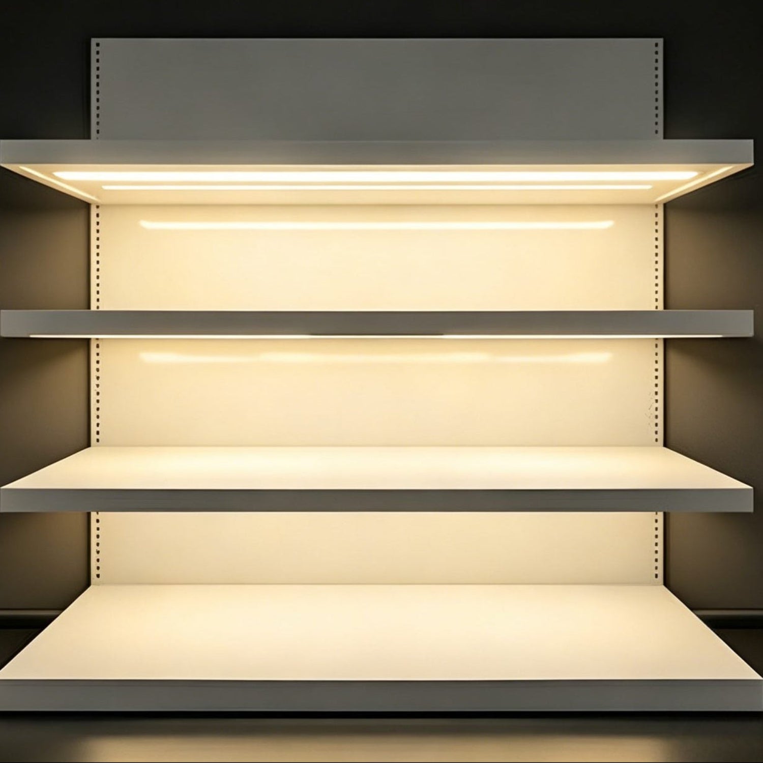 TITATEC LED Light Bar Installed Under Retail Shelf