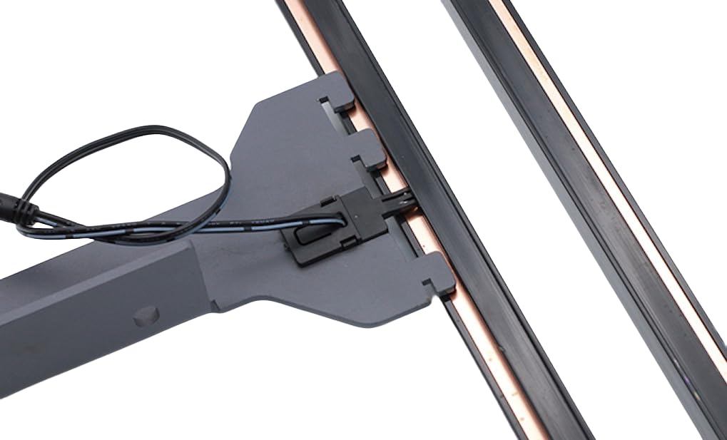 Gondoal Shelving lighting fixture invisible power track fit inside the upright of Lozier & Madix suits 35'' 45''65''75''48“Standard Retail gondola Completely Hidden Wires with power supply kit