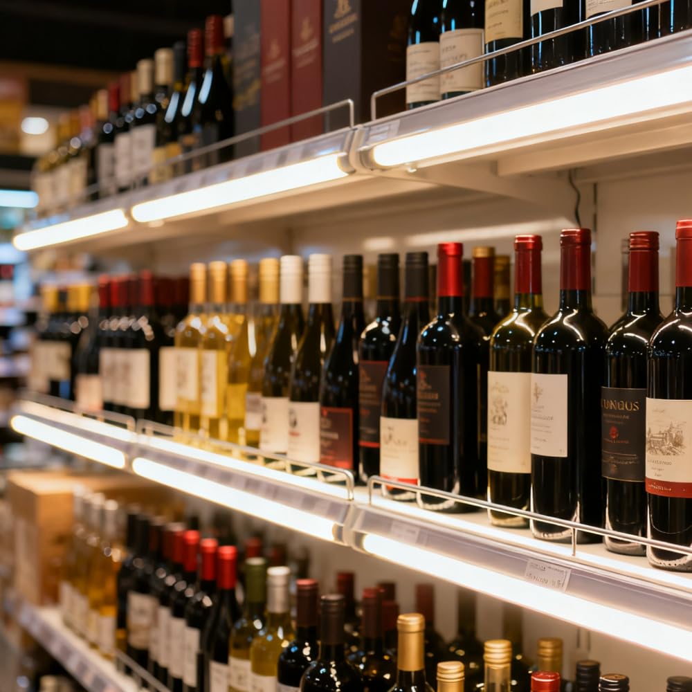 TITATEC Retail Liquor Shelving Lights Kit