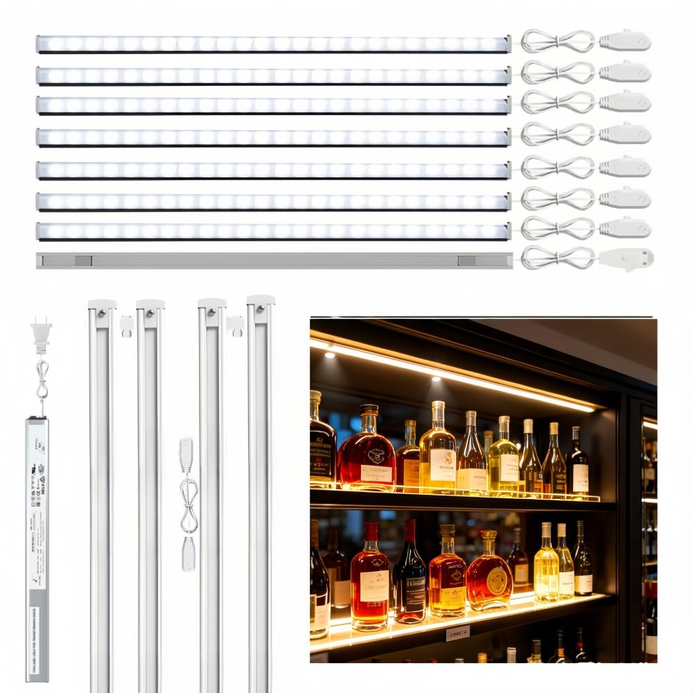 TITATEC Retail Liquor Shelving Lights Kit