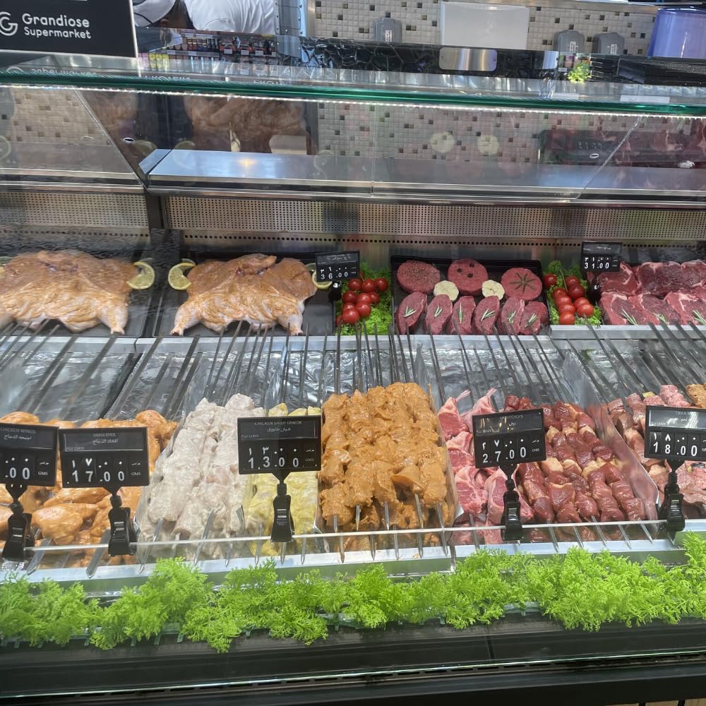 TITATEC Gondola Shelving Lighting LED Shelf Lights Bar for Retail Display Refrigerator Beverage Cooler Merchandiser Pure White 6000K Small Thin Design Easy to Install on Upright or Back Panel