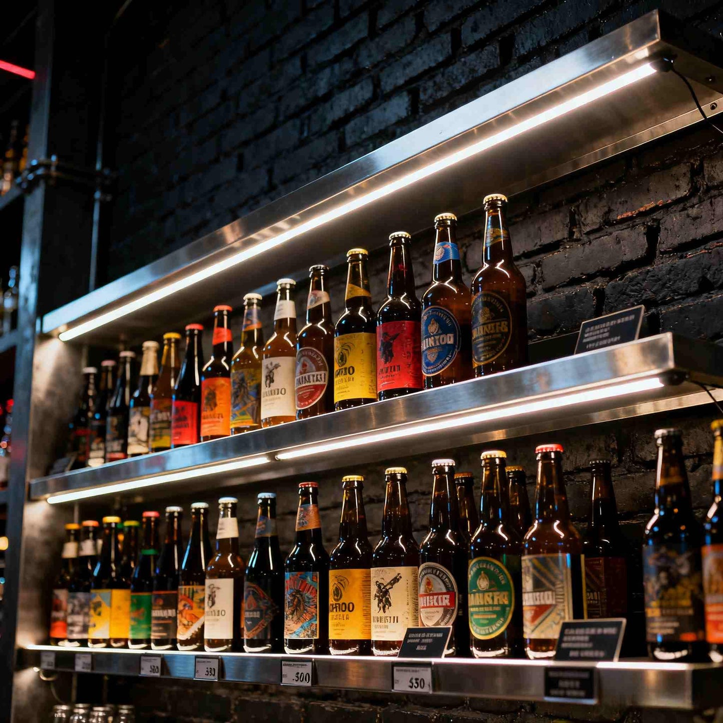 TITATEC Retail Liquor Shelving Lights Kit
