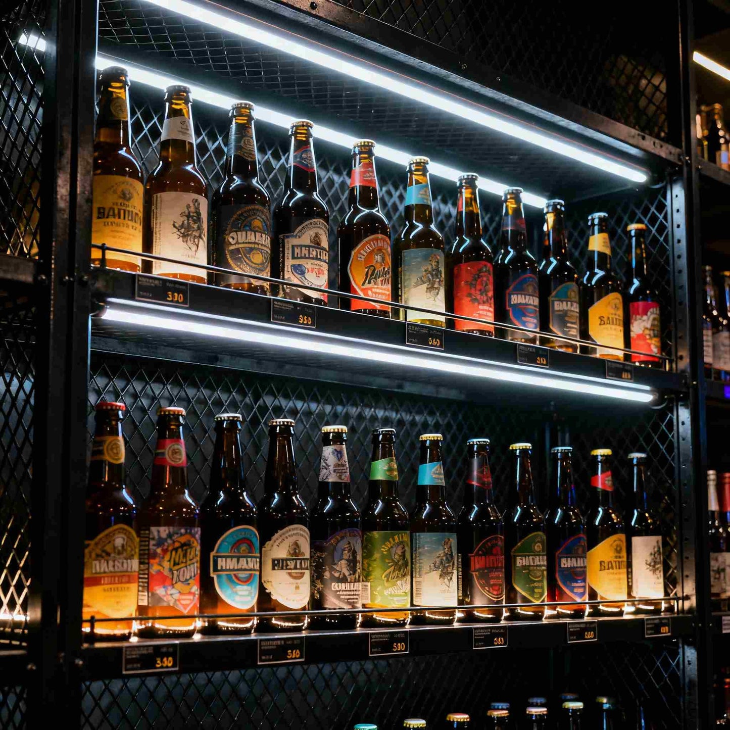 TITATEC Retail Liquor Shelving Lights Kit