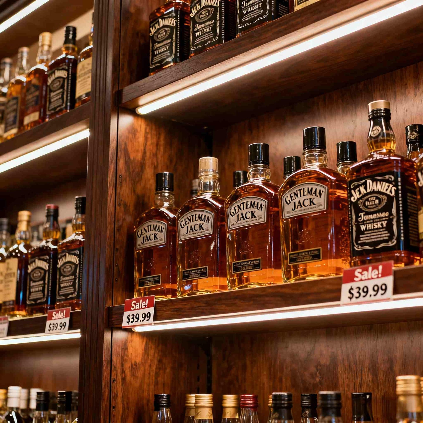 TITATEC Retail Liquor Shelving Lights Kit