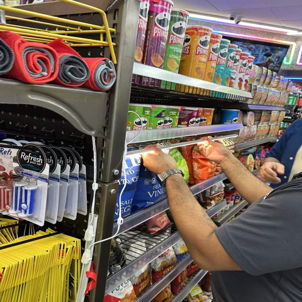 TITATEC LED Light Bar Installation in Convenience Store Shelf