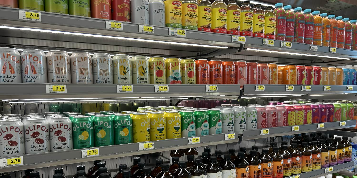 lights up the drinking shelving